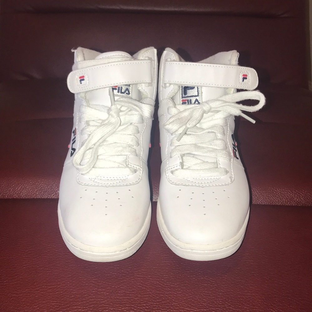 Boys Hi-Top Fila Sneaker